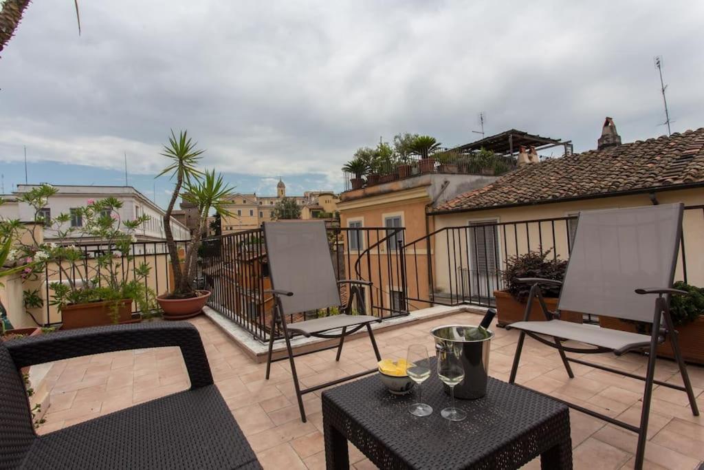 Ferienwohnung Frangipane 31 Monti Terrace Rom Exterior foto